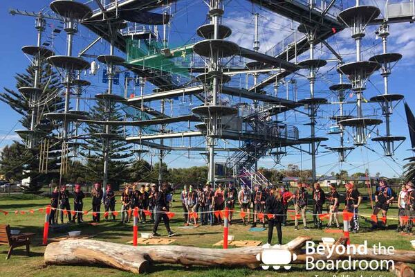 Nyrstar Mega Adventure team building Australia