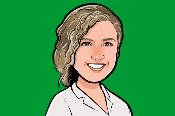 Cartoon headshot of Alisha